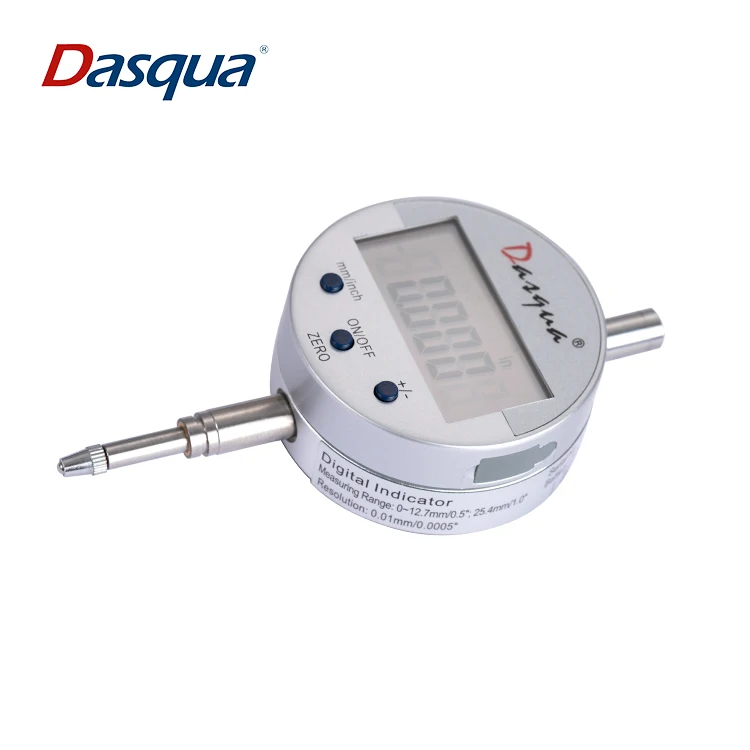 Dasqua Precision 0-12.7mm/0.5'' Digital Dial Indicator Multifunctional High Hardness Point