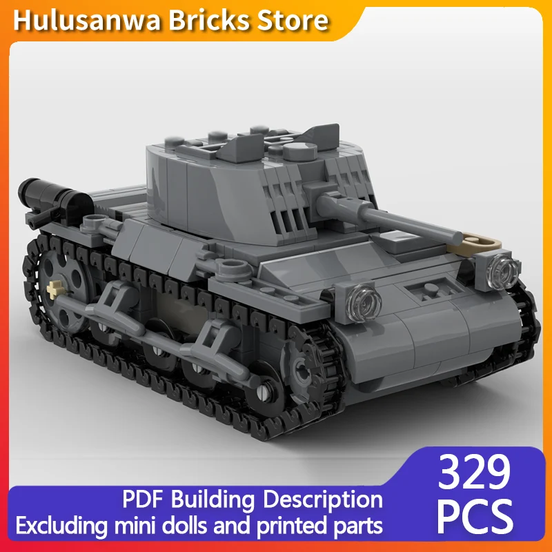 

M22 Сарайн WW2 Военные танки Модель MOC Строительные кирпичи Военное оборудование Модульная технология Подарок Праздник Сборка Детский игрушечный костюм