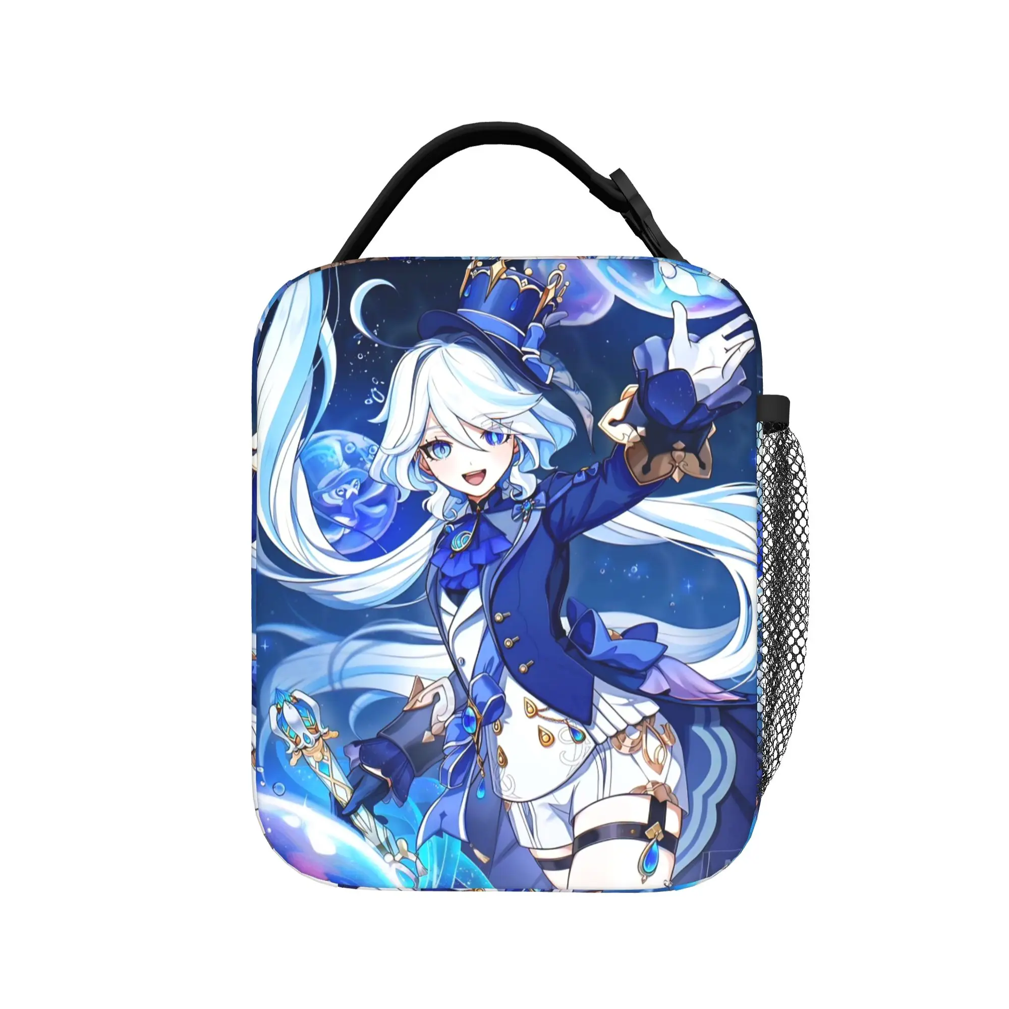 Furina Genshins Impact Thermal Insulated Lunch Bags for School  Portable Bento Box Cooler Thermal Lunch Boxes