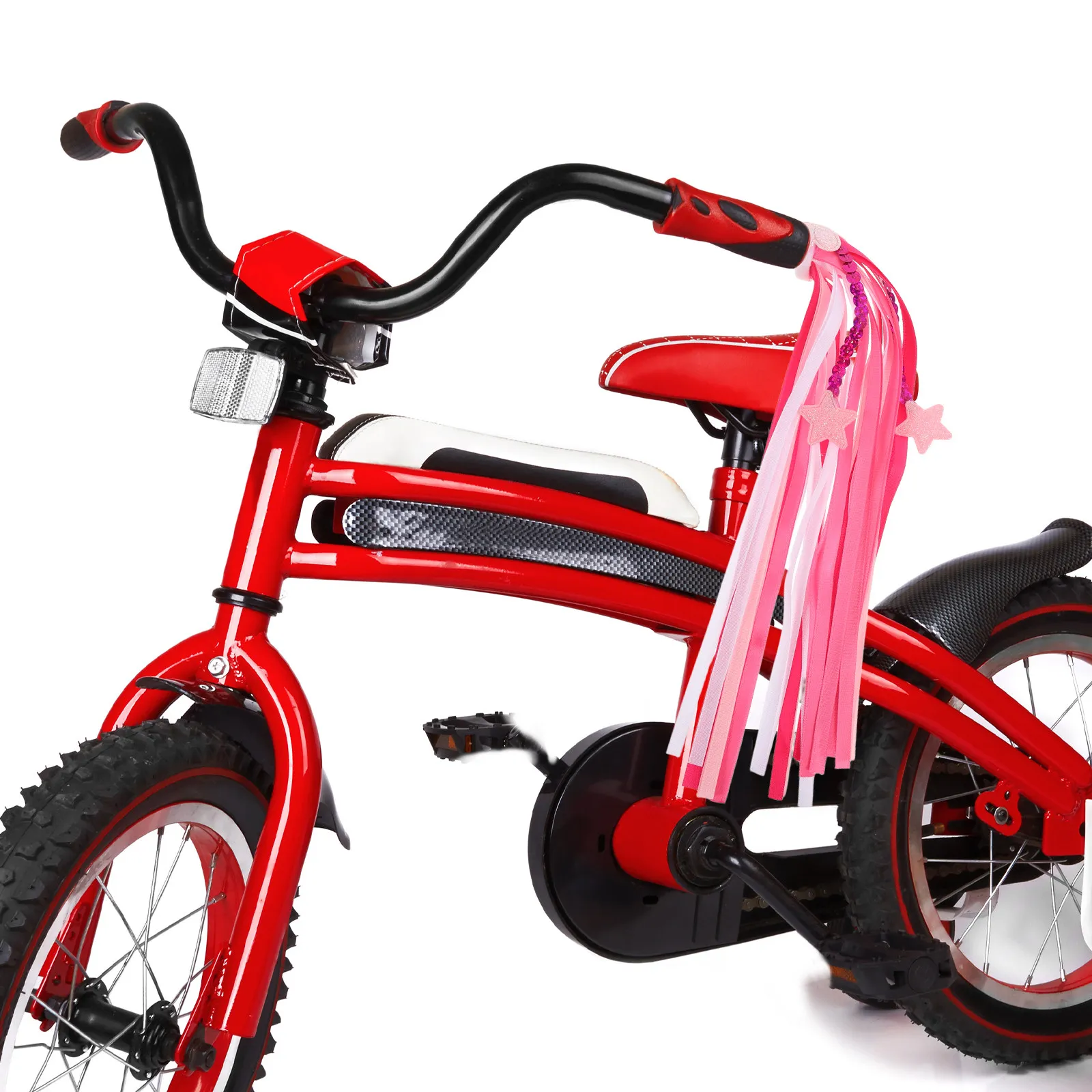 

1Pair Bike Streamers Ribbon Colorful Lightweight Tricycle Handlebar Decorations Bike Accessories for