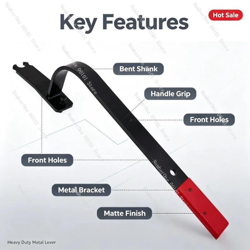 Car Door Alignment Tool Door Sag Repair Rod Crowbar For Door Position Correction And Reshaping