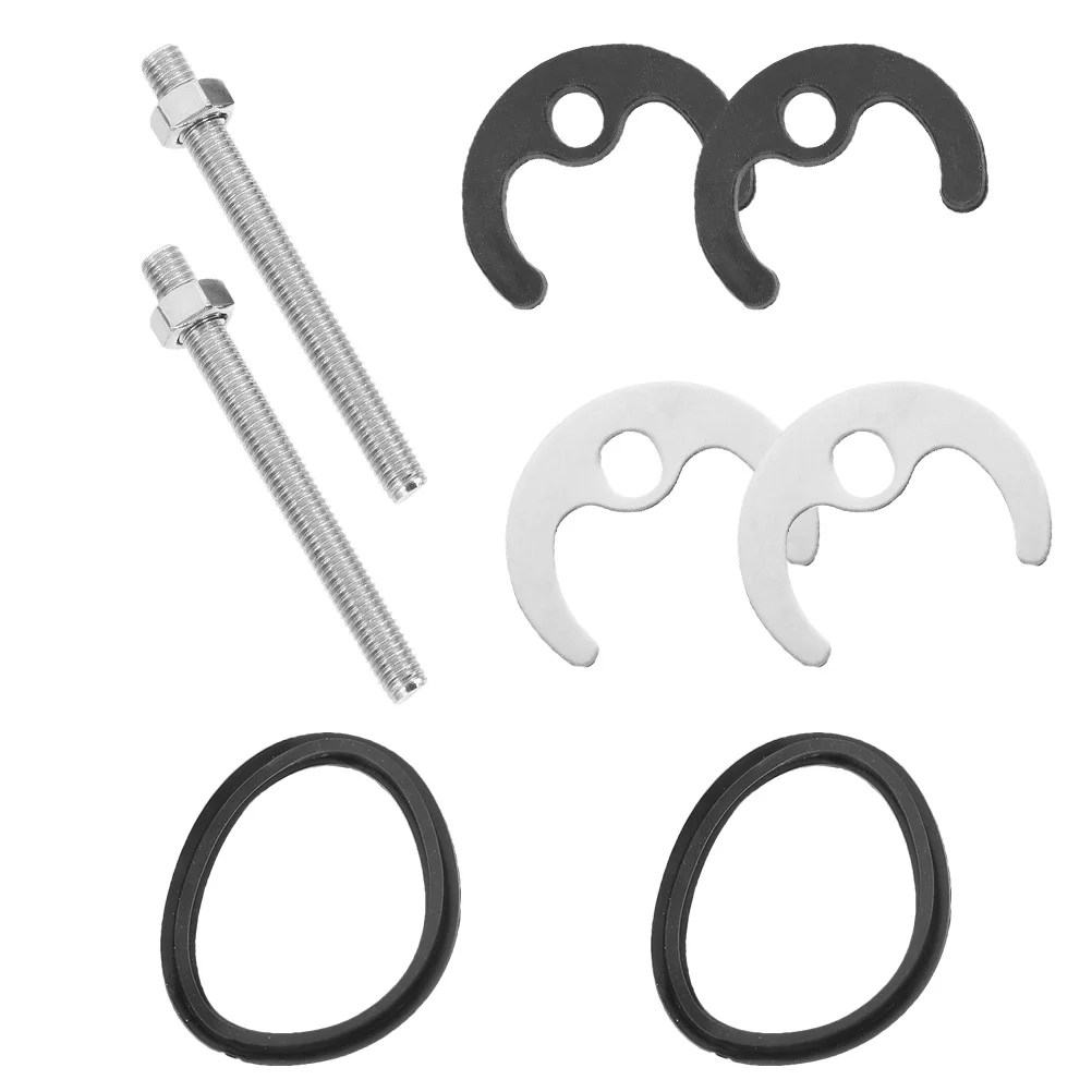 

2 Sets Cold Robust Material Versatile Design Secure Stable Kitchen Bathroom Sink Tap Fixing Nuts Parts Washers