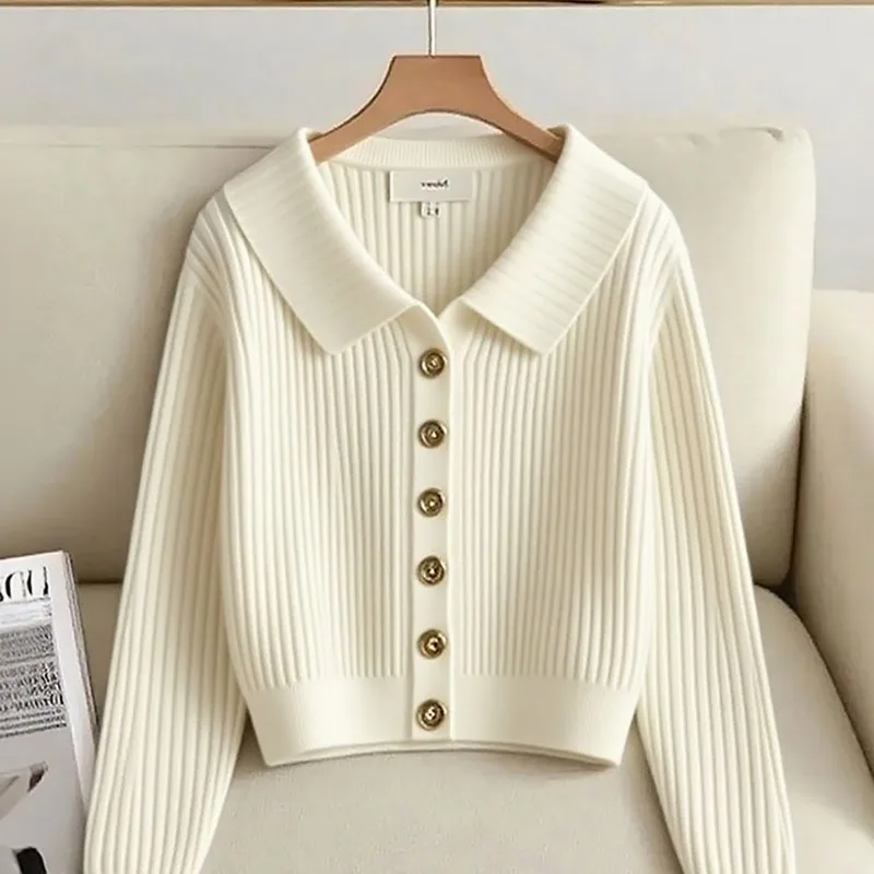 Stricken frauen Pullover Koreanische Winter Kleidung Mode Lose Herbst Freizeit Jumper Solide Lange Ärmel Frauen Strickjacke