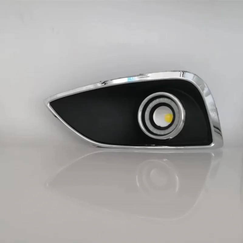 LED Fog Lights Assembly For Hyundai IX35 2010  2011 2012  Dual Color Angel Eye Daytime Running Lights Fog Lamp Accessories Kits