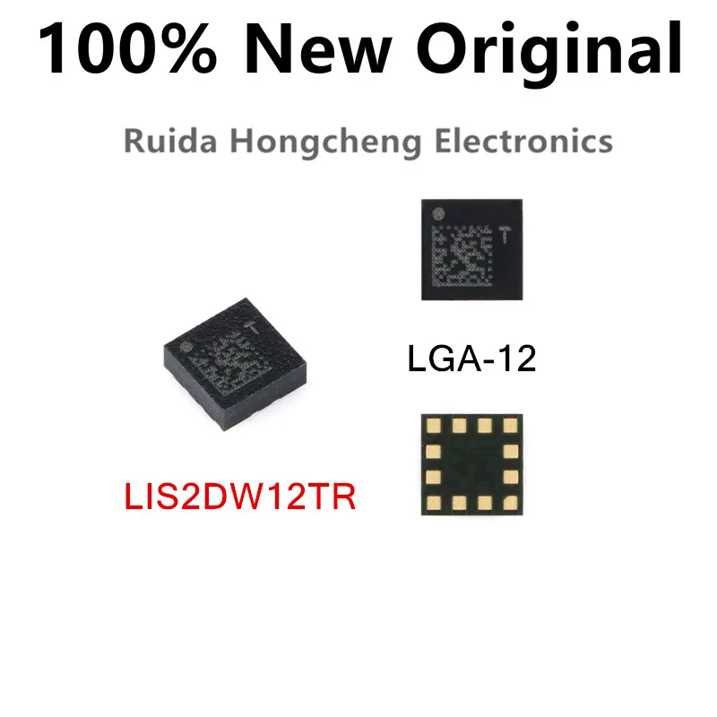 

10-20PCS/Lot LIS2DW12TR LGA-12 New original 3-axis MEMS accelerometer motion sensor chip