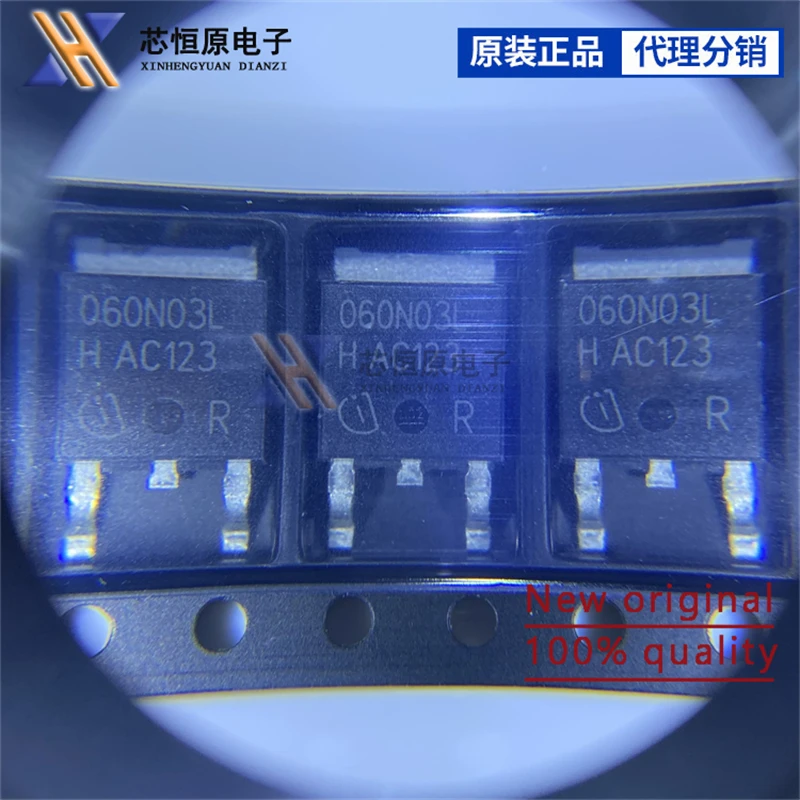 5pcs/lot IPD060N03LG Silkscreen 060N03L SMD TO-252 FET 30V 50A