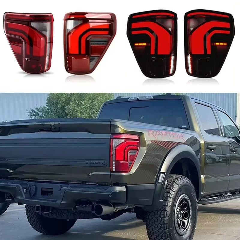 Hinten LED Rückleuchten für F150 F-150 2021 2022 2023 2024 Rückleuchten Dynamische Blinker Bremse Rückleuchten Auto zubehör