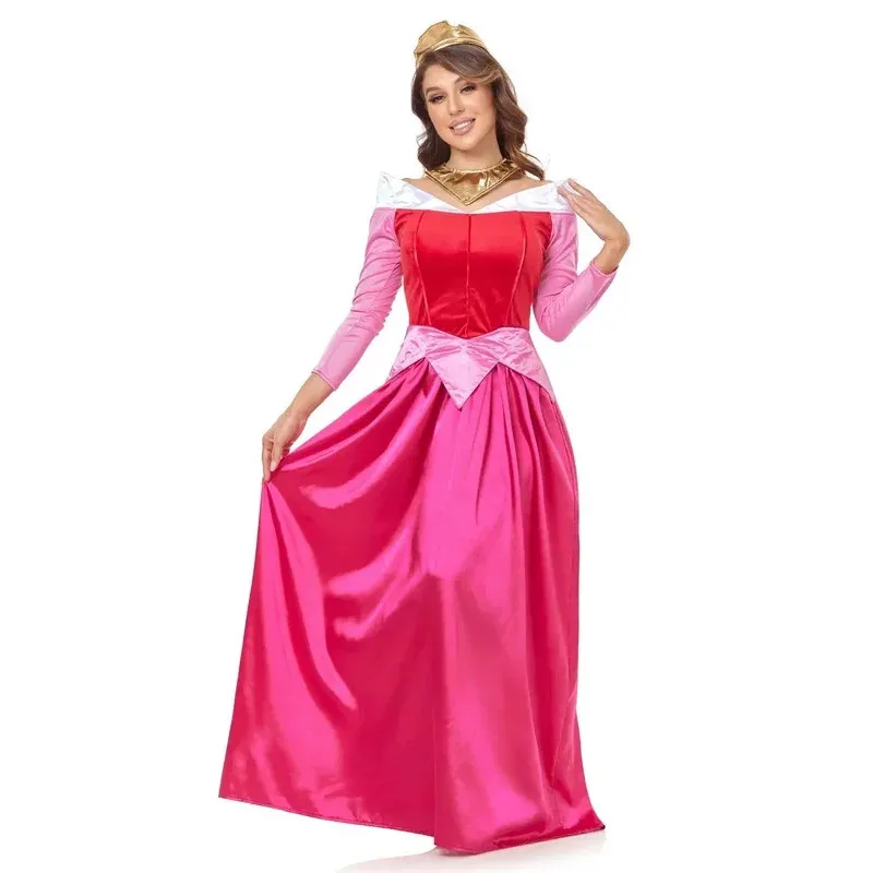Anime Sleeping Beauty Cosplay Aurora Princess Stage Costume