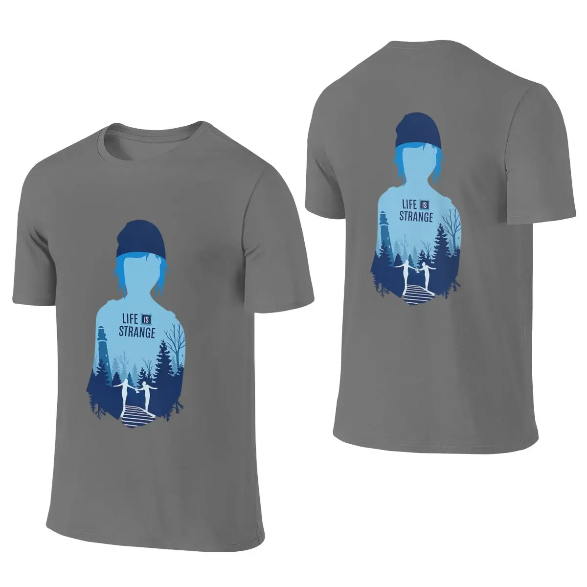 Life Is Strange Commuting Reversible T-shirt Fresh And Versatile Korean Atmosphere Short Sleeve