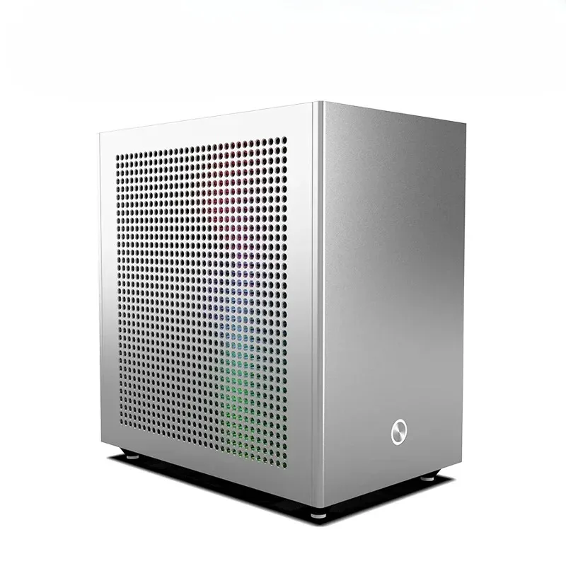Single-Display 1U Power Supply Itx Chassis 5.38 L For Lzmod Mini A24-V6 1.0 Dual-Slot Half-Height