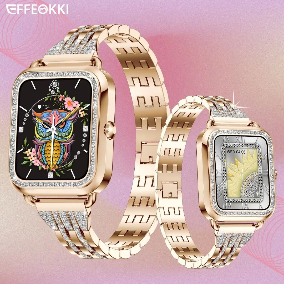 Smart Watch Woman 2024 Connected Watches Large Elegant Luxury Women's Bracelets Smartwatch To Make Calls Sport Connected