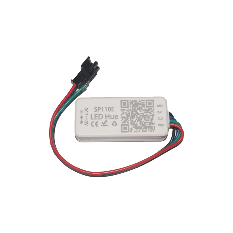 

WIFI SP110E SPI Bluetooth-Compatible Pixel Light Controller by Phone APP For WS2812B SK6812 LPD88061903 RGB/RGBW DC5-24V