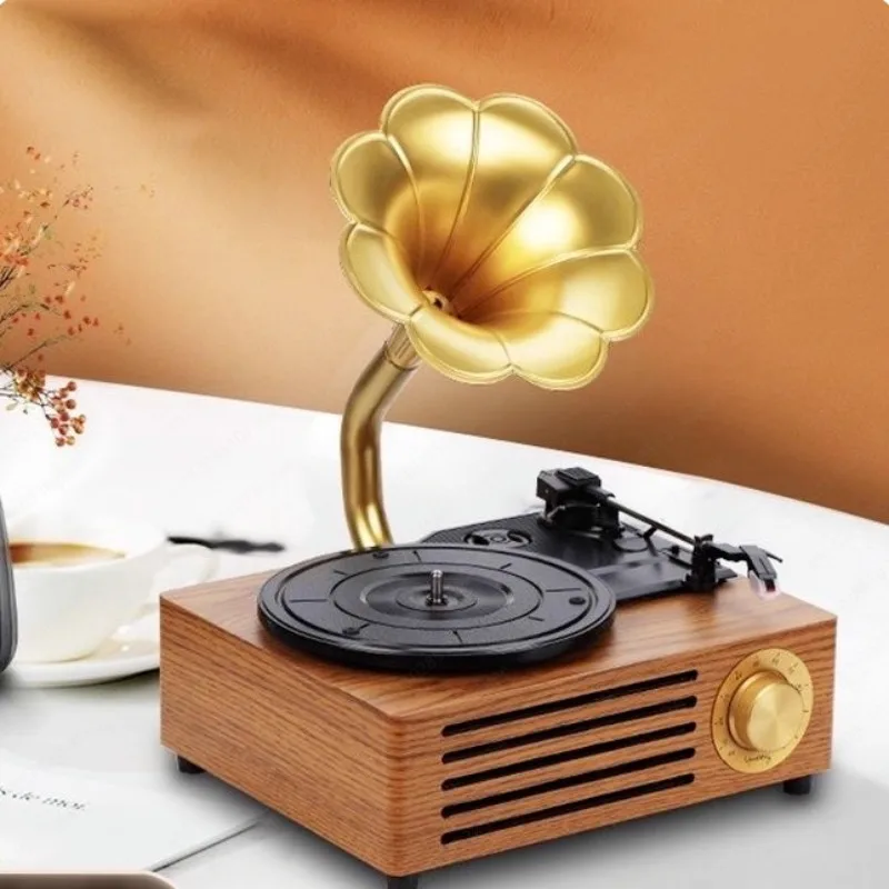 European phonograph ornament retro living room nostalgic record player bluetooth stereo all-in-one machine