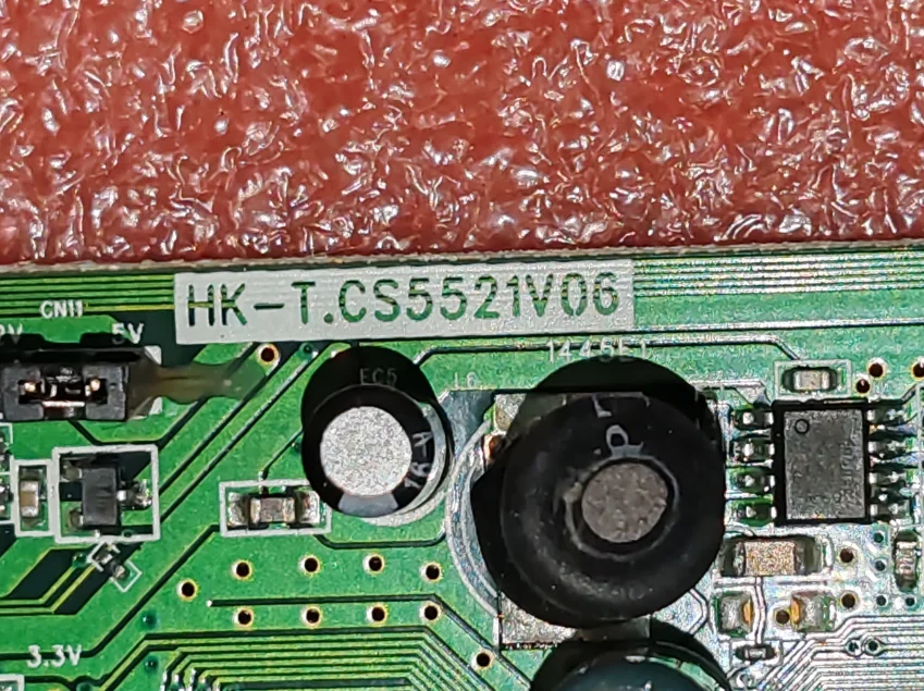 HK-T.CS5521V06 La scheda madre TV LED è stata testata e fotografata