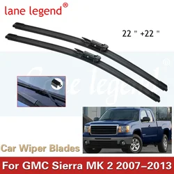 Car Wiper LHD Front Wiper Blades For Chevrolet Silverado GMC Sierra MK 2 2007 - 2013 Windshield Windscreen Window 22