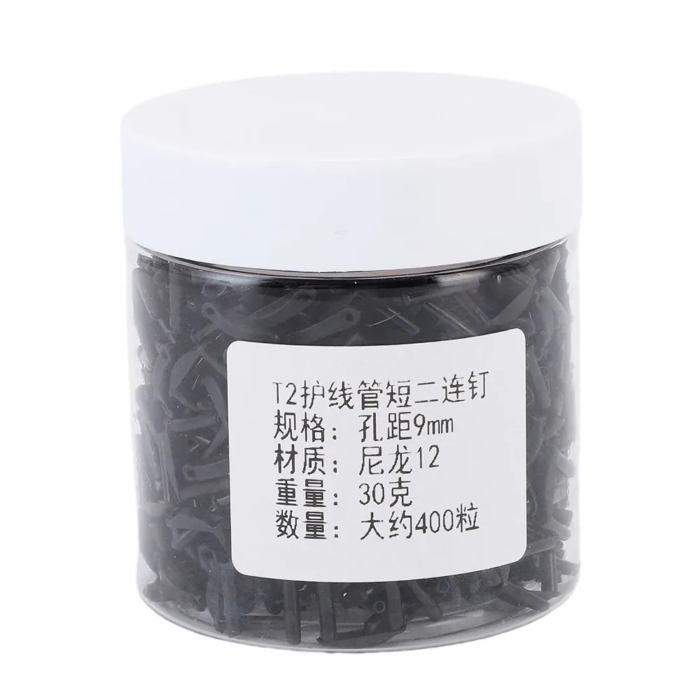 400pcs Nylon Material Badminton Racket Grommets 9mm Hole Spacing Protective Tubing Badminton Racket String Tubing Wear Resistant