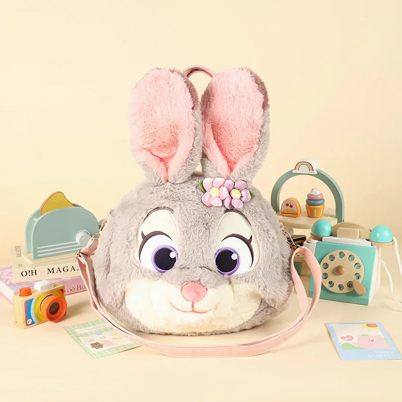 Zootopia حقيبة كتف قطيفة الكرتون جوديث لافيرن هوبس حمل حقيبة سعة كبيرة المحمولة تخزين هدية عيد التنقل