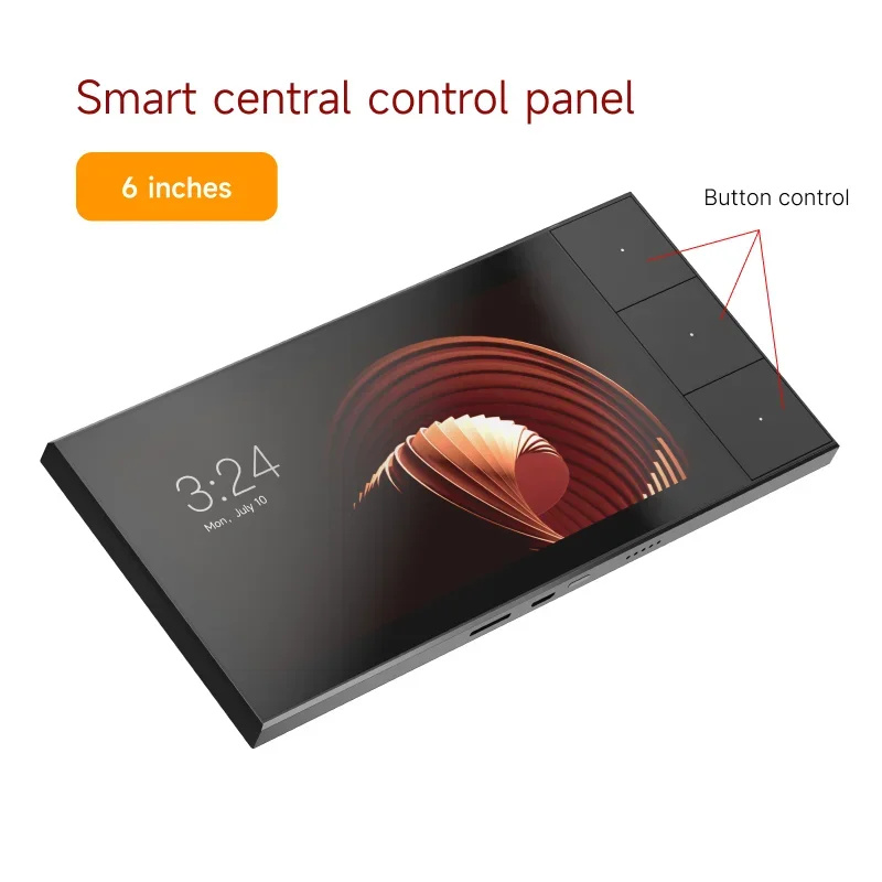 2025 6-Inch IoT Smart Home Control Panel with Touch Screen and Two Circuit Breakers - Zigbee Enabled for Complete