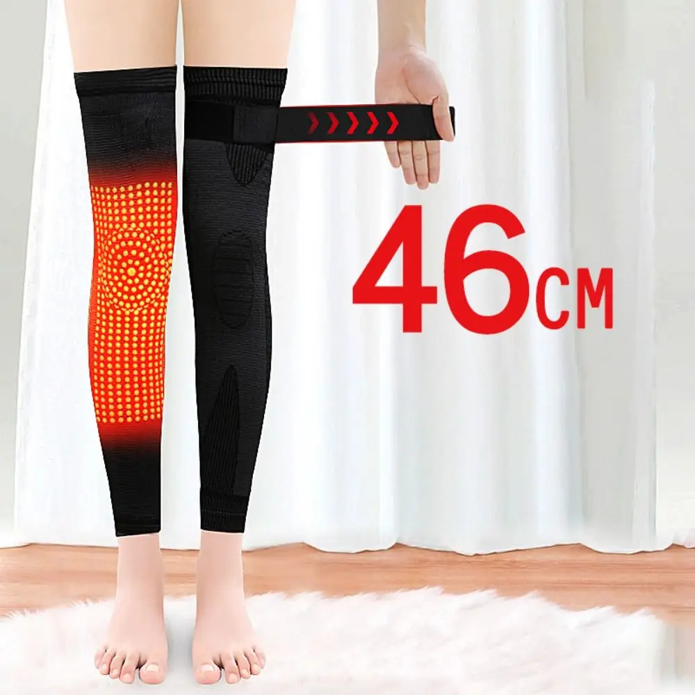 Rodilleras autocalentables con diseño de matriz de puntos, función de calefacción, protección de rodilla, soporte para rodilla, calentador de rodilla Unisex, 1 par