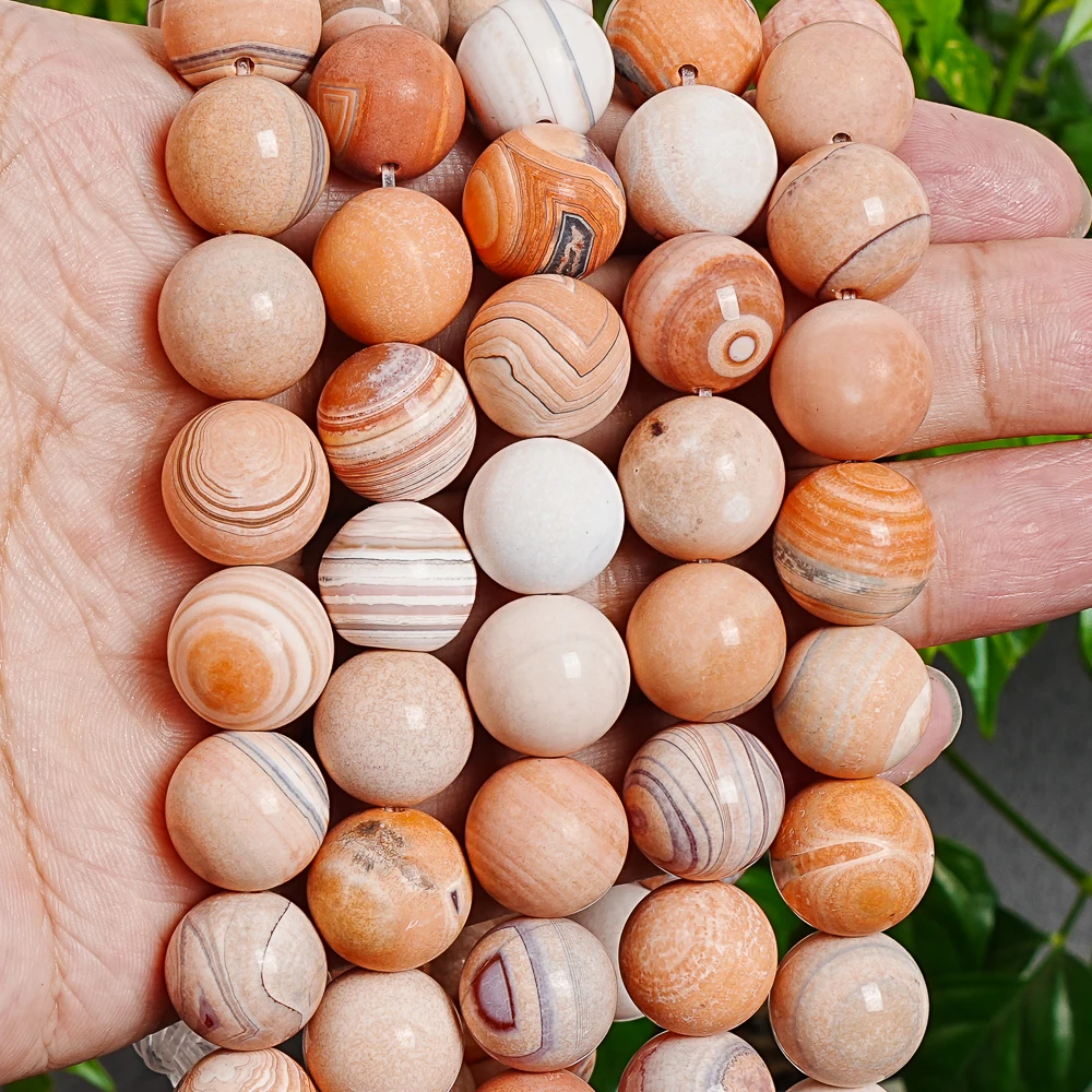 Magic Color Changing Red Agate Beads 14mm Round Loose Beads Hydra Water Activated Stone Natural Gemstone for Jewelry Making