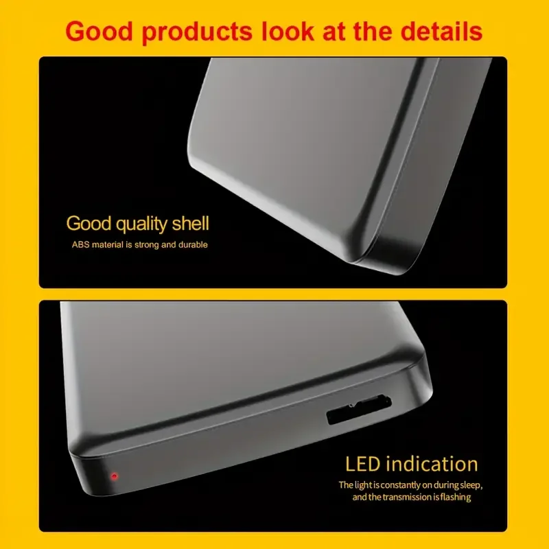 KODAK P190 Portable External HDD 500GB 1TB 2.5 Inch Hard Drive