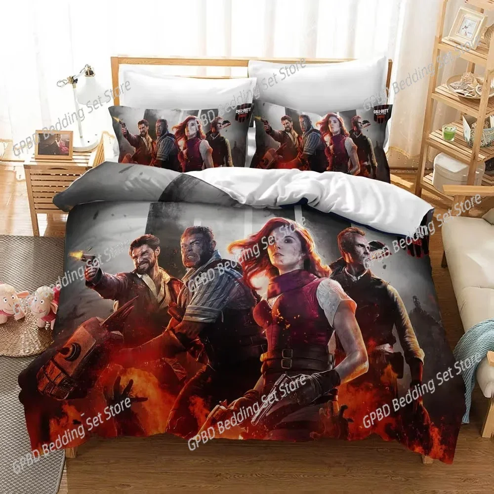 3D Printed Call of Duty 3D Bedding Set Duvet Cover Pillowcases Single Twin Full Queen King Size Home Decor Quilt Boys Gift
