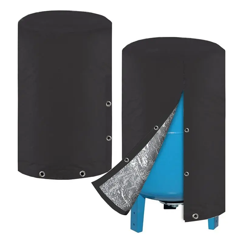 ABMH-غطاء خزان ضغط الآبار الدائري المعزول 24 بوصة عمق × 34 بوصة ارتفاع (5 ° F)، غطاء مضخة مياه سميك مكون من 3 طبقات #4