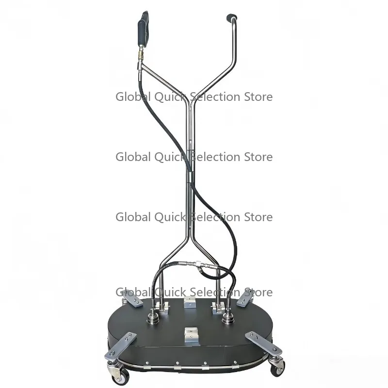 31 Inch High Pressure Rotary Surface Cleaner Matt Black 4-arm Design Outdoor Ground Washing Tool
