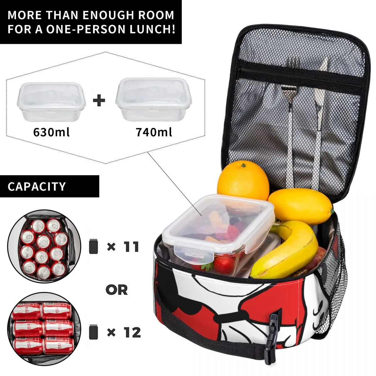 For Travel Snoopy Peanuts Leakproof Insulated Casual Peanuts Snoopy Insulated Case For Women Kid Lunch Food Box