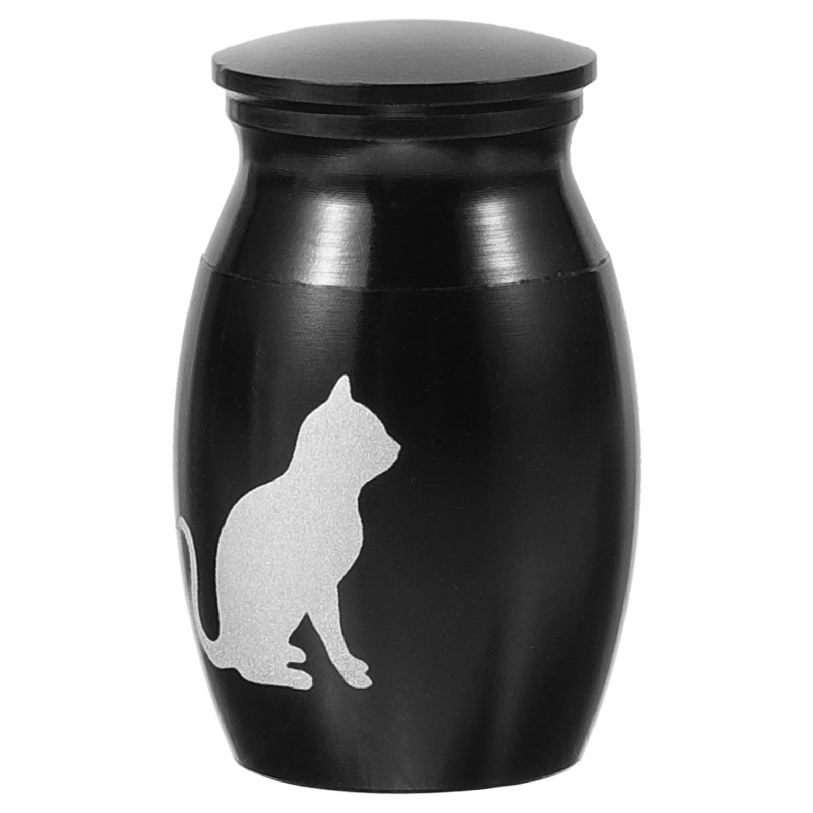 

Mini Metal Urn Black Decorative Dog Pet Urns For Cats Ashes Urn For Cats Small Columbarium Keepsake Pet Cremation Urns