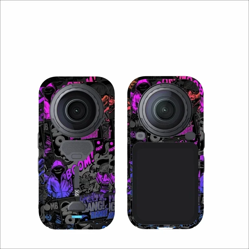 for Insta360 X6 Camera Protective Sticker PVC Dust‑proof Skin Decal Waterproof Decorative Wrap Sticker