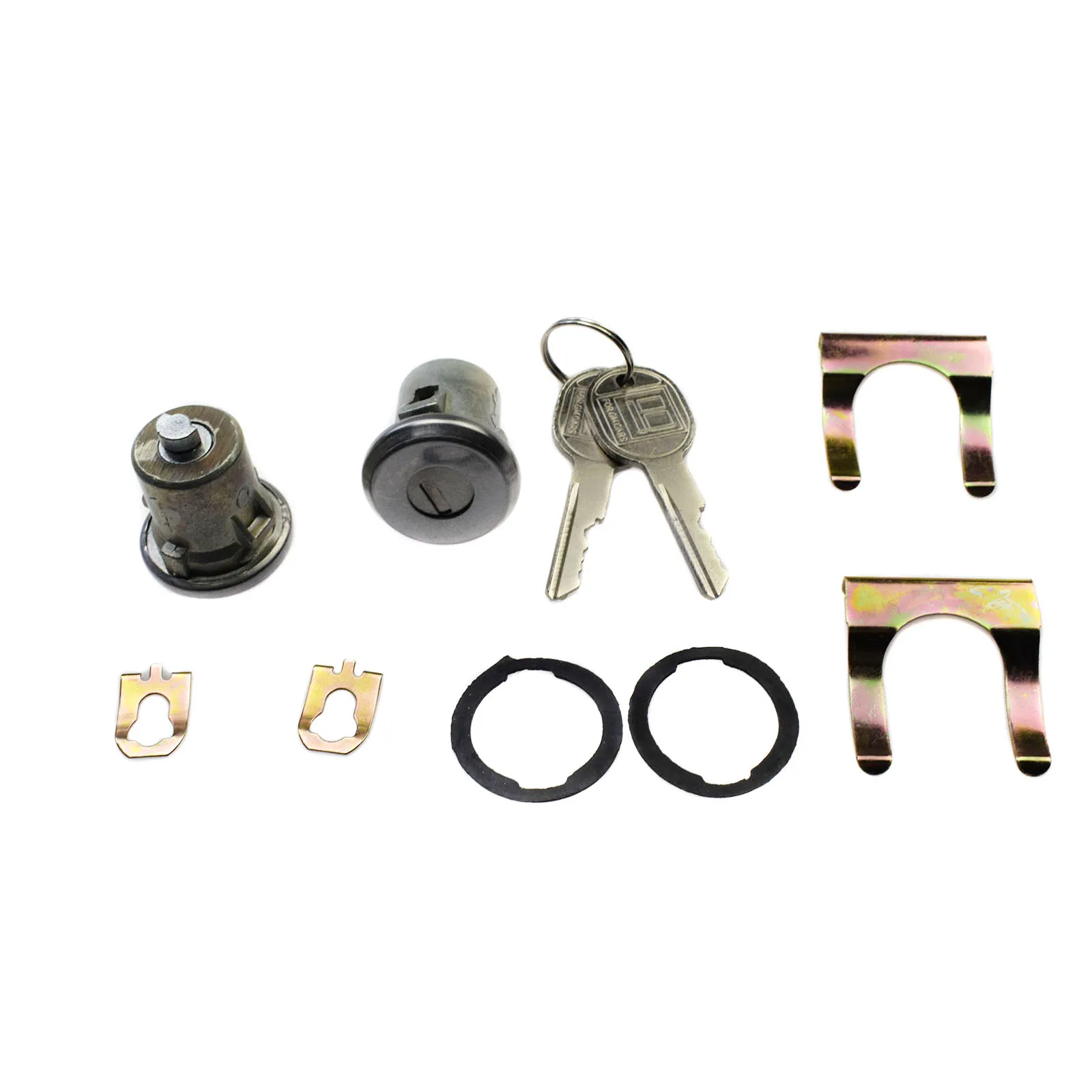 

Pair Door Lock Cylinder Set with Keys For Chevy Chevrolet C10 C20 C30 GMC Truck SUV Oldsmobile 5070006 2DLK12 DL15800 DL15802