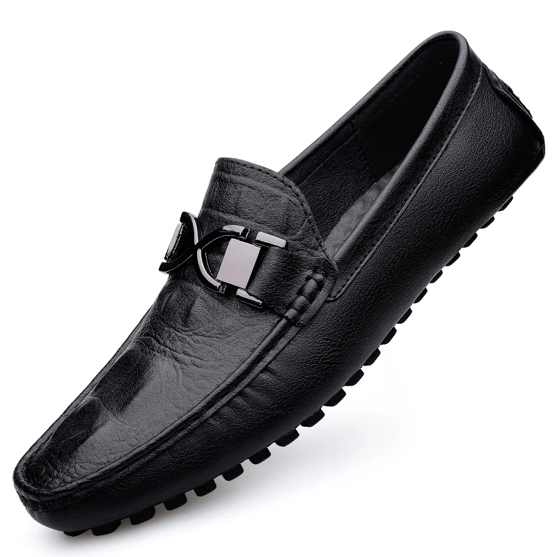 Luxury Shoes Loafers Men Mocassin Homme Leather Slip On Casual Shoes Driving Italian Designer Moccasins Mocasines Hombre