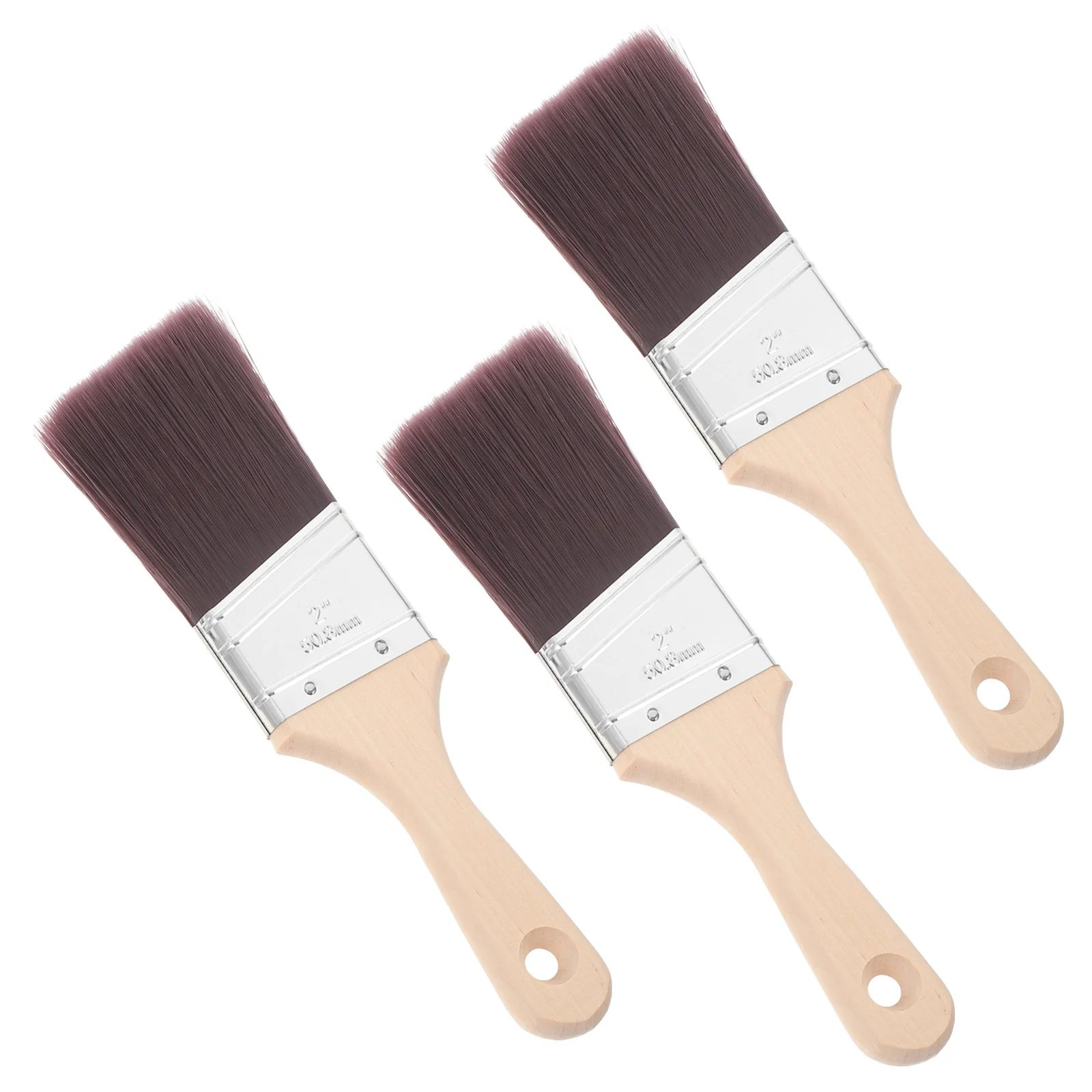 

3 шт., масляная кисть с деревянной ручкой, эргономичная прочная многофункциональная кисть для рисования, художественные кисти для настенной мебели, инструменты для рисования