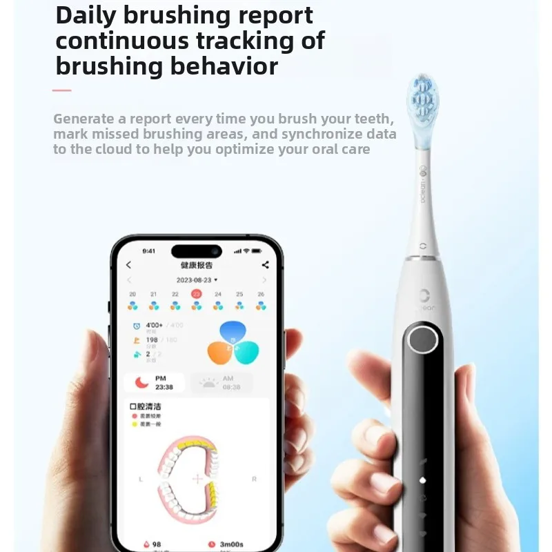 OCLEAN X Pro 20S AI Digital Electric Toothbrush with Micro Sweep Technology Orthodontic Gift Smart Visible Teeth Care Phone Sync
