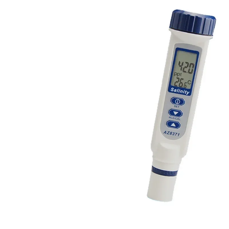 جديد AZ8371 مقياس ملوحة مياه البحر مقياس ملوحة الطعام مقياس الملوحة الرقمي الإلكتروني