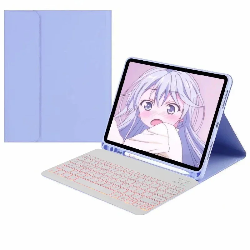 

Case with Keyboard for IPad 10th Generation 10.9 Inch 2022 Magnetic Backlight Keyboard Cover for IPad 11th Generation A16 2025