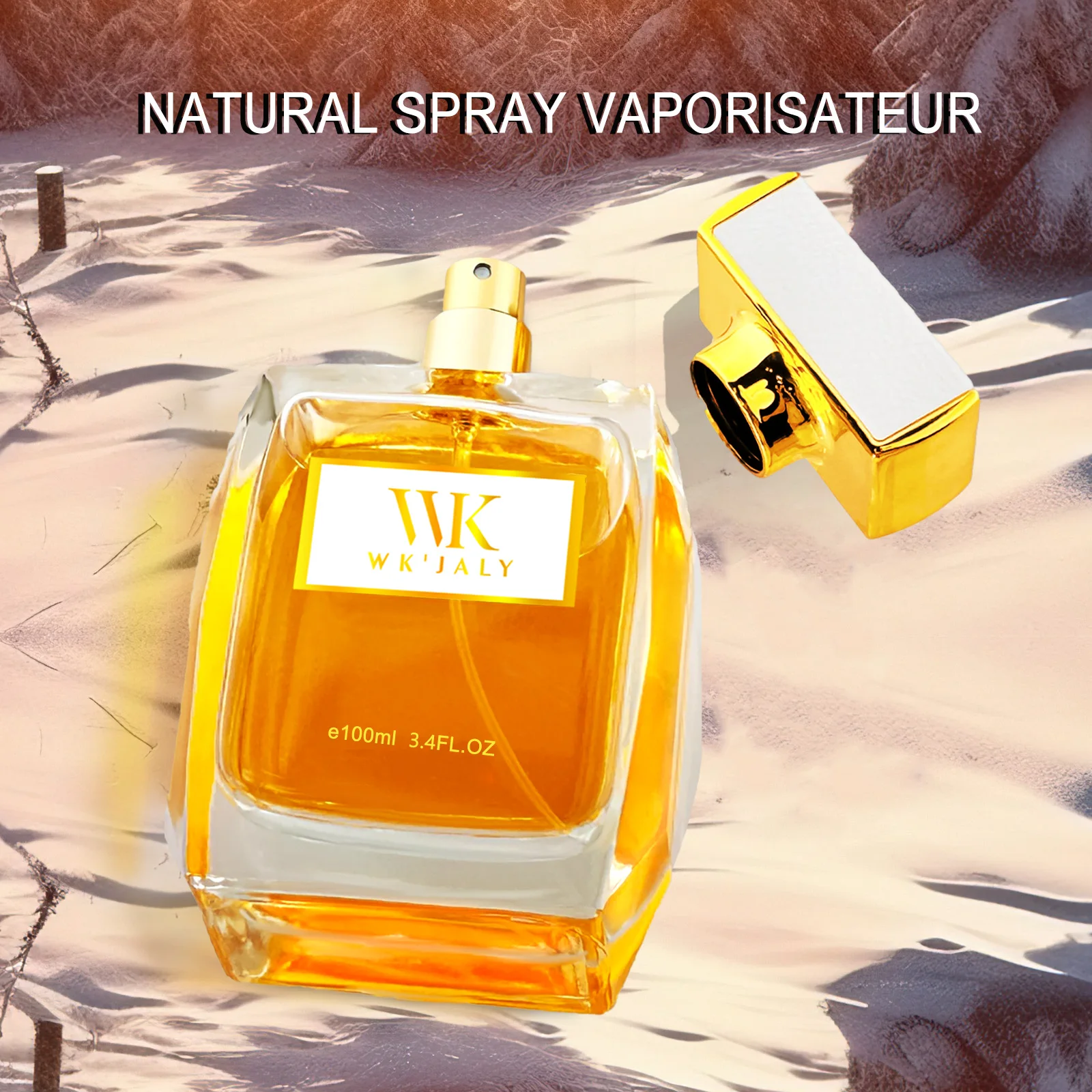 

WK JALY Natural Spray Vaporisateur Eau De Parfum, With Notes of Citrus, Jasmine, Vanilla, Lemon, Oriental Fragrance Perfume