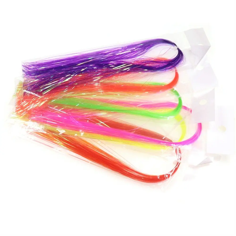 Tools DIY Fishing Lure Fly Fishing Tinsel Streamer Fly Tying Tinsel Fly Tying Materials Jig Hook Streamer Assist Hooks Line