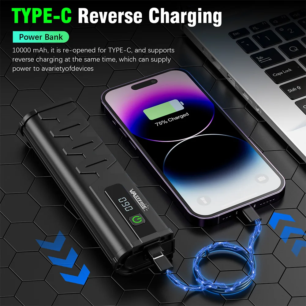 دراجة ضوء الجبهة مع الضوء الخلفي 25500 التجويف الدراجة الخفيفة 10000mAh مصباح يدوي USB شحن الجبلية الطريق الدراجات ملحقات المصابيح