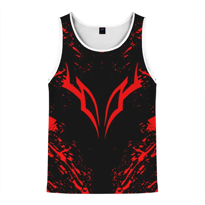 New Stylish Men\'s Fitness Vests Anime Berserk 3D Printed Sleeveless Tank Top Summer Oversized Gym Muscle Men Sports Top Clothing