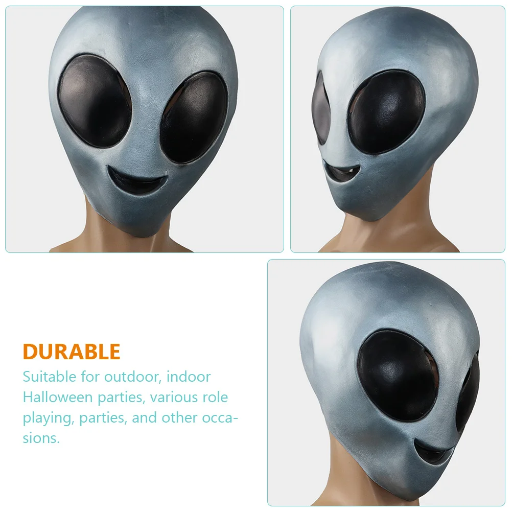 Halloween Mask Bathroom Decorations Props Alien Face Mesh Novelty Costume Party Full Emulsion for Supplies Man