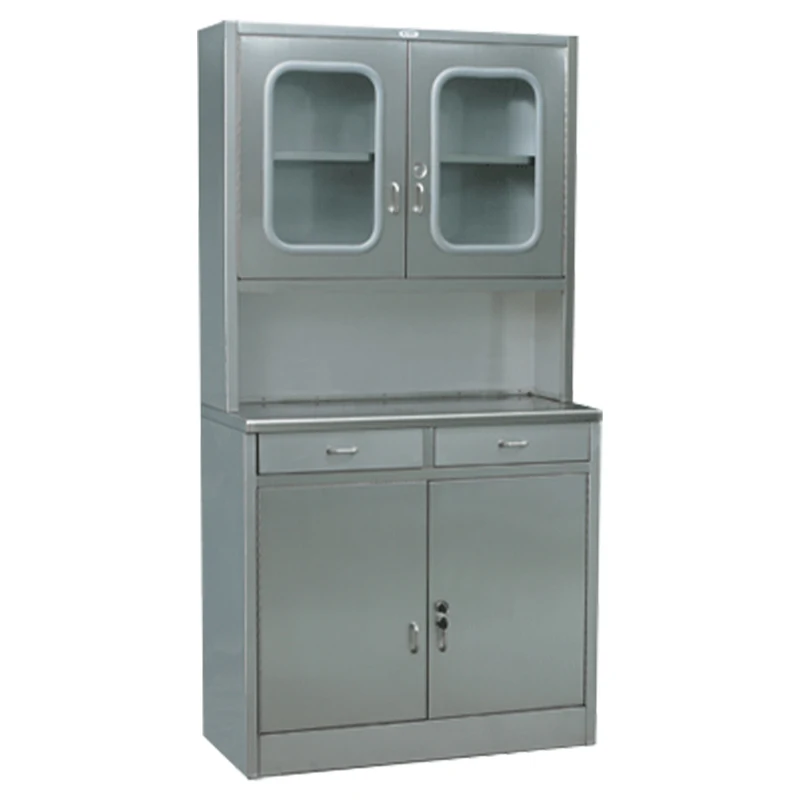 ใหม่ 114 สแตนเลสอุปกรณ์การแพทย์ปราศจากเชื้อเก็บโต๊ะปฏิบัติการ Western Medicine Drug Cabinet