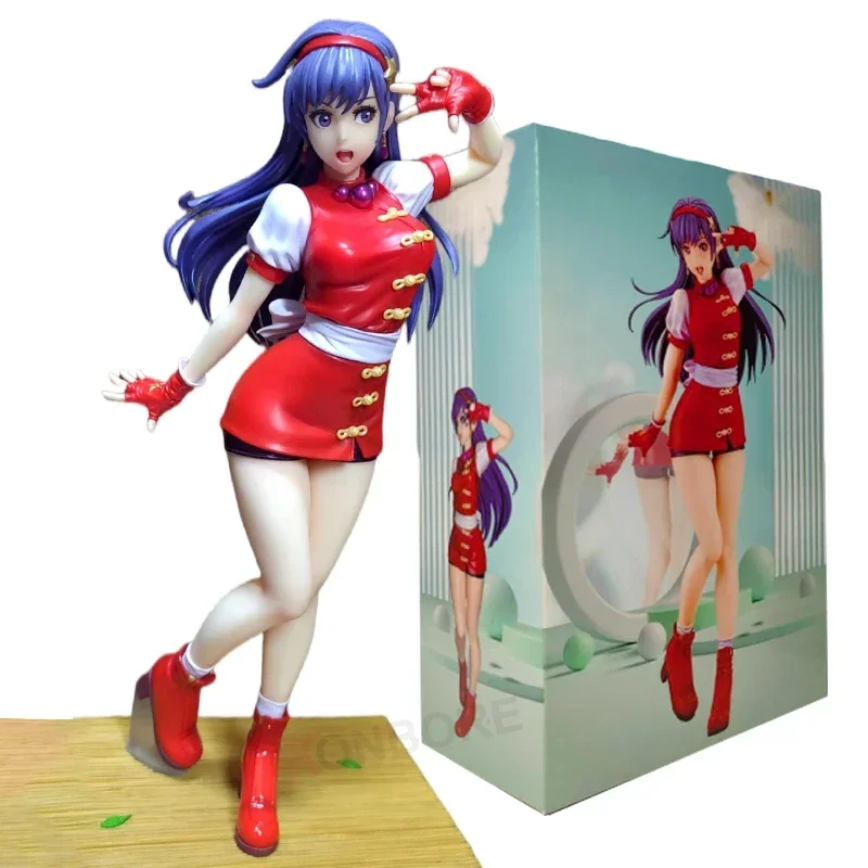 21cm The King of Fighters Athena Asamiya Anime Girl Figure THE KING OF FIGHTERS '98 Iori Yagami Action Figure Model Doll Toys