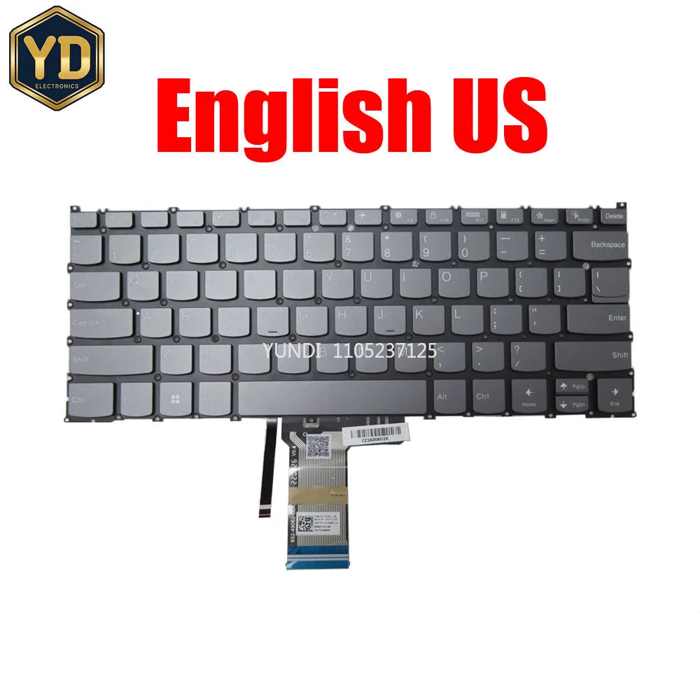 YD Laptop Keyboard For Lenovo Yoga 7 2-in-1 14IML9 Yoga 7 2-in-1 14AHP9 English US Swiss SW With Backlit New