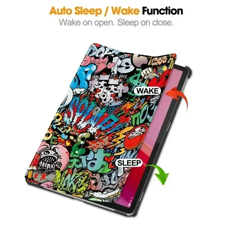 Funda para Lenovo Xiaoxin Pad 2024 TB331FC, carcasa trasera de TPU suave magnética con soporte triplegable de 11 pulgadas para Lenovo Tab M11 TB330FU