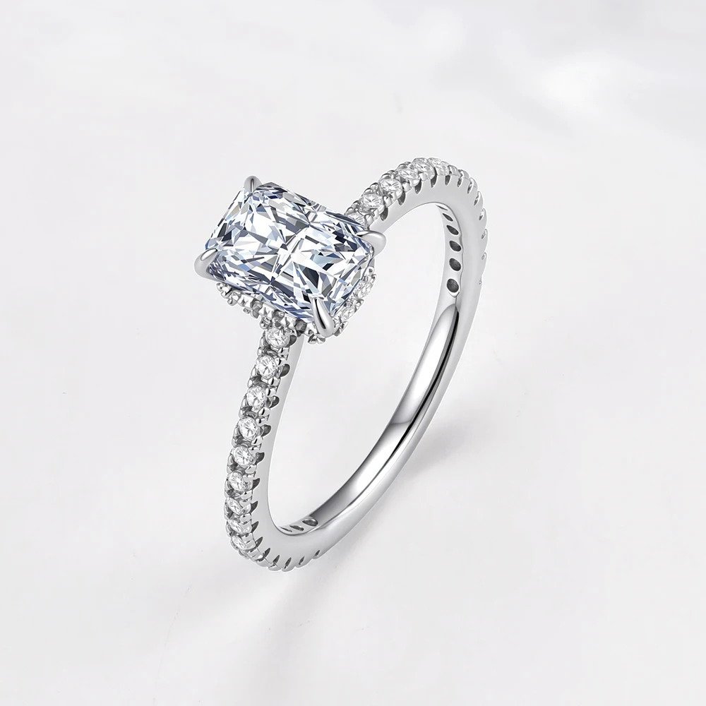 Anel de Noivado e Casamento Fe - Moissanite Engagement Ring 1 Carat avaliação e preço