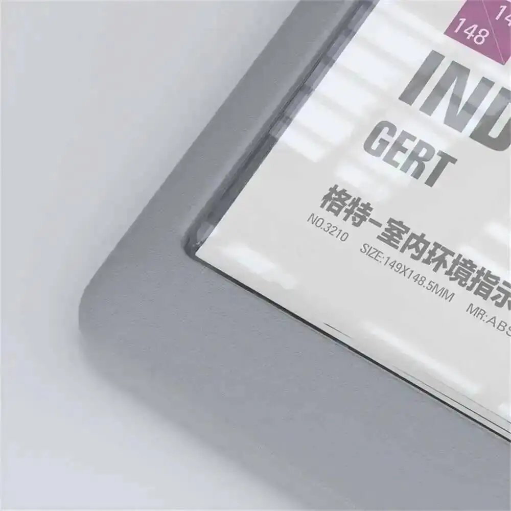 5pcs 149*64mm Office Business Door Sign Holder | Plastic Wall Mount Name Plate Holder, Flat Sign Holder Reusable
