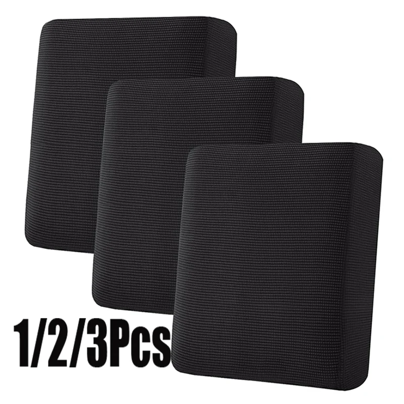1/2/3pcs Stretch Sofa Cushion Covers Sofa Seat Cushion Slipcover Cushion Protector For Bedroom Office Living Room Home