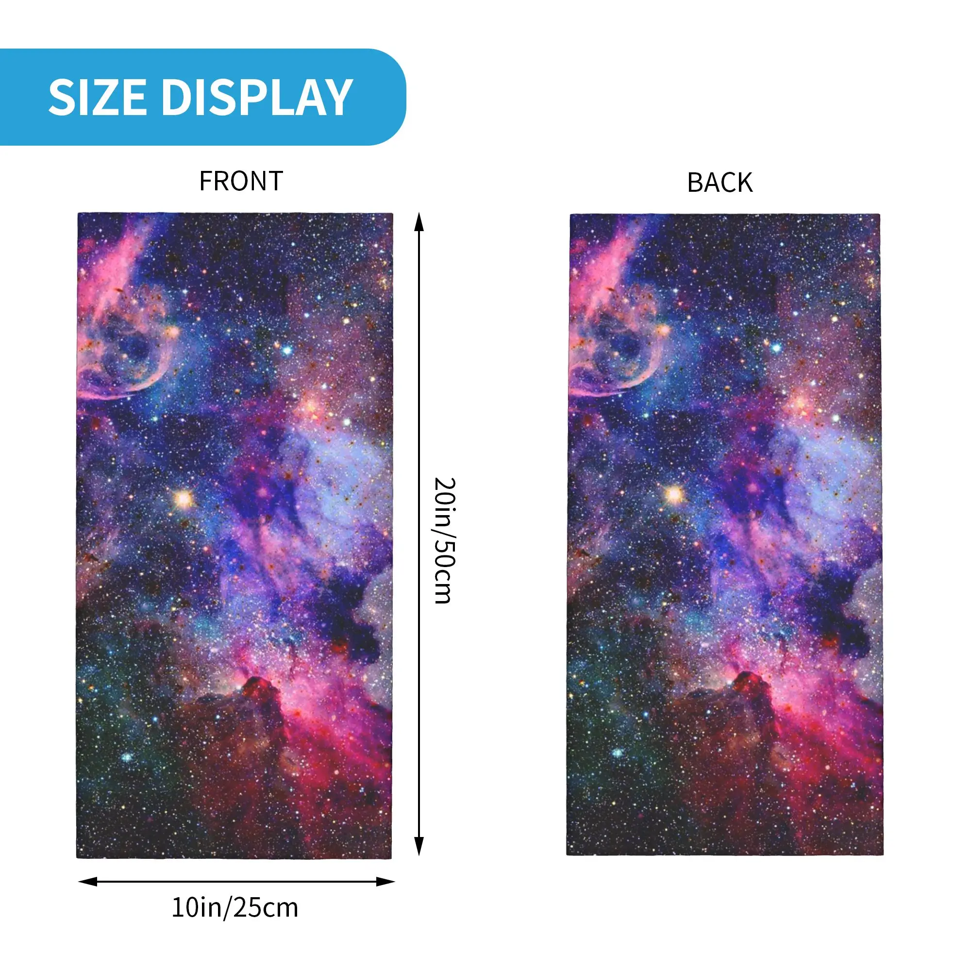 Planet Earth Bandana Neck Cover Printed Wrap Scarf Face Mask Riding for Men Women Adult All Season
